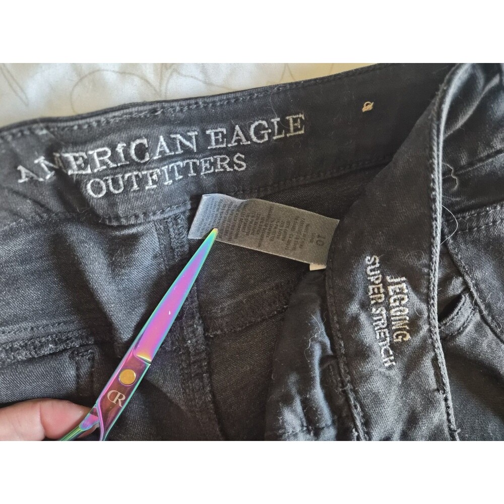 American Eagle Outfitters Jegging Super Stretch Black Women's Leggings Size 10